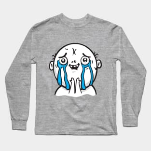 Happy Crying Meme Long Sleeve T-Shirt